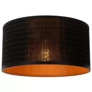 Lucide TAGALOG - Flush Ceiling Light - Ø40cm - 1xE27 - Black