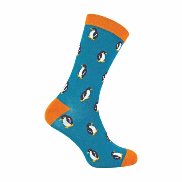 Mr Heron Mr Heron Men Animal Patterned Soft Breathable Bamboo Novelty Socks Size: 6-11 Multi 6-11 Male 5019041215583