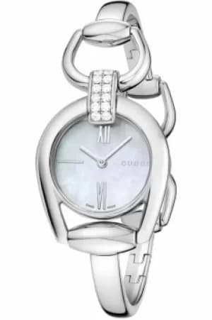 Ladies Gucci Horsebit Diamond Watch YA139504