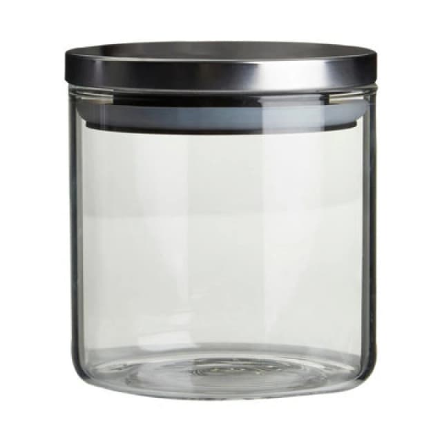 Interiors by Premier Freska Storage Jar - 550ml Silver