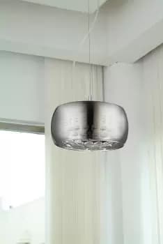 Deni 3 Light Chrome Ceiling Pendant
