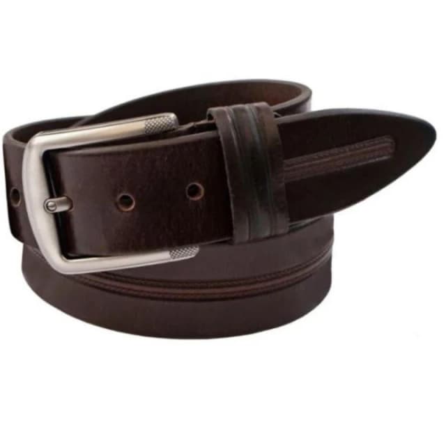 PRIMEHIDE Leather Mens Leather Belts Brown male L