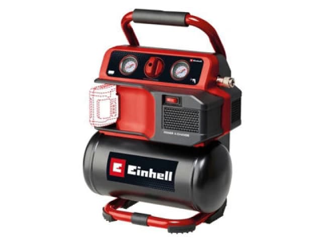 Einhell TE-AC 18/75 Li OF 18v Cordless Oil Free Air Compressor 5 Litre TE-AC 18/75 Li OF-Solo Batteries: No Batteries