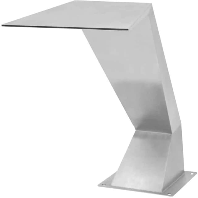 vidaXL Pool Fountain Stainless Steel 64x30x52cm Silver Pond Water Cascade Kit