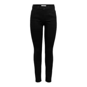 JDY high waisted skinny denim jean - Black
