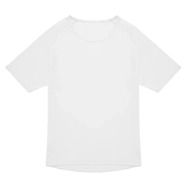 B&C Mens Active T-Shirt in White Size: XS White Male XS