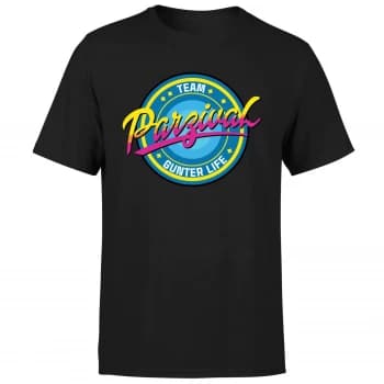 Ready Player One Team Parzival T-Shirt - Black - 3XL - Black