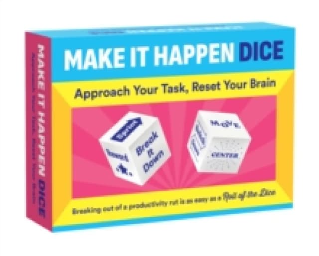 Make It Happen Dice : Approach Your Task, Reset Your Brain Game