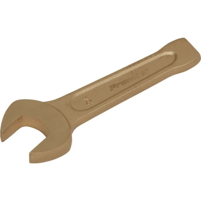Loops 24mm Open-End Slogging Spanner - Non-Sparking - Short Profile Striking End Multi