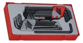 Teng Tools TTHT28 Assorted Hex & TX Key Set 28 pc