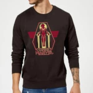 Captain Marvel Flying Warrior Sweatshirt - Black