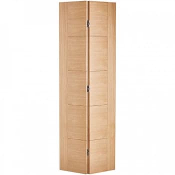 LPD Vancouver Fully Finished Oak Internal Bi-fold Door - 1981mm x 762mm (78 inch x 30 inch)