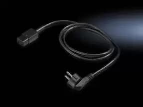 Rittal DK 7200.216 Black 1.8 m Power plug type F C19 coupler