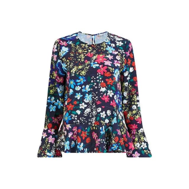 Yumi Multicoloured Floral Blouse - 8