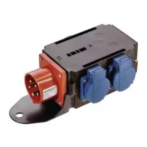 Adaptateur CEE MIXO SAAR 1x fiche CEE 400 V 16 A 5 poles IP44 AS-SCHWABE