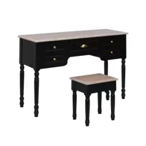 Charles Bentley Loxley Dresser Set Black