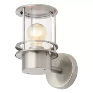 Zinc SKYE Outdoor Wall Lantern Stainless Steel