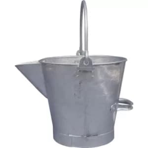 10LTR Galvanised 'V' Lipped Tar Bucket (3 Gallon)