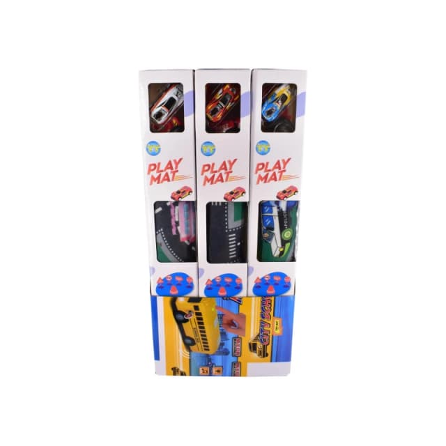 Street Machines Street Racer Play Mat And Vehicle Set (Styles Vary) Multi unisex