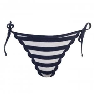 SoulCal Scalloped Bikini Briefs Ladies - Stripes