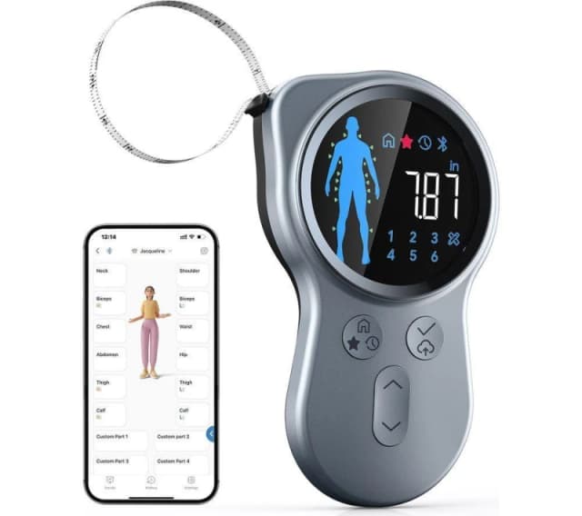 RENPHO Smart Tape Measure, Silver/Grey 4897122205781