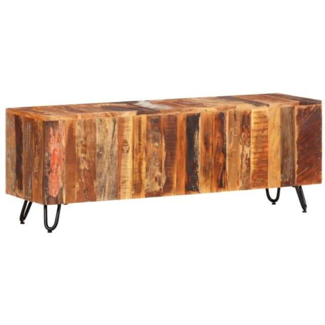 VIDAXL TV Cabinet 110x30x40cm Solid Wood Reclaimed Vidaxl 8720286705421