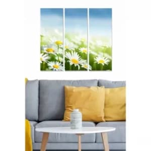 MDF95090155 Multicolor Decorative MDF Painting (3 Pieces)