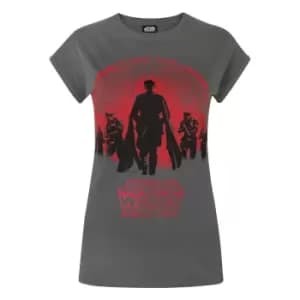 Star Wars Womens/Ladies Rogue One Foil T-Shirt (2XL) (Grey)