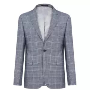 Ted Baker Check Suit Jacket - Blue