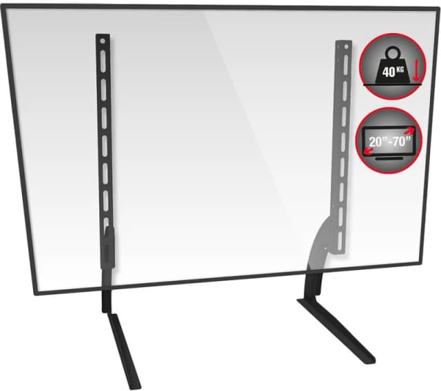 TTAP TTDUNIV-1 350 TV Stand with Bracket - Black 5060526640741