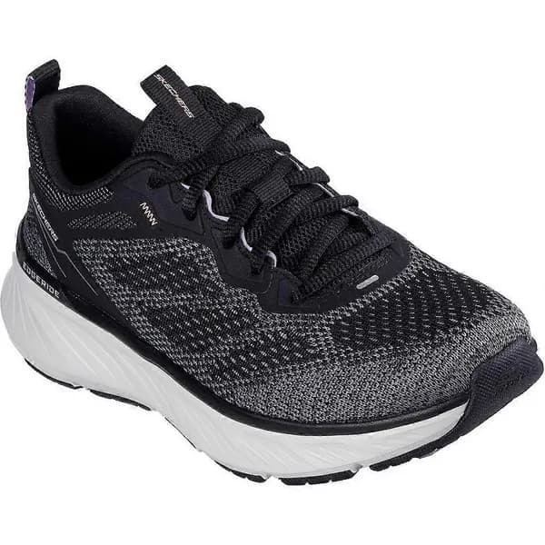 Skechers Black / Lavender Edgeride Power Flow Trainer Black Female 6 223424UK