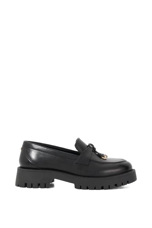 Dune London Womens 'Garretts' Loafers in Black Size: 8 Black Female 8