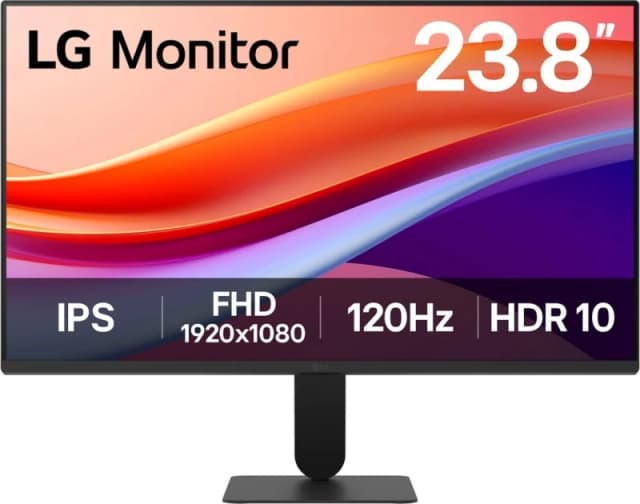 LG 24U411A-B 24" 1920x1080 IPS 120Hz Dynamic Action Sync HDR10 Widescreen Gaming Monitor
