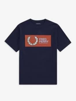 Fred Perry Sportswear T-Shirt, Blue Size M Men
