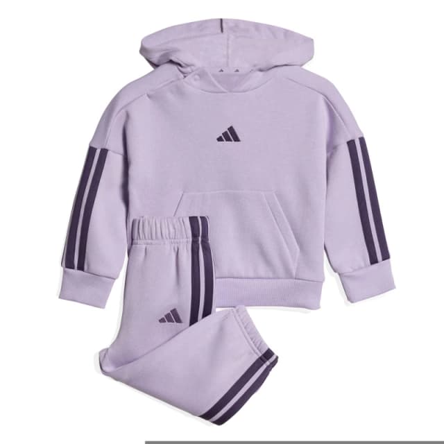 Baby tracksuit adidas I 3S FL HD Violet Unisex 6/9 mois