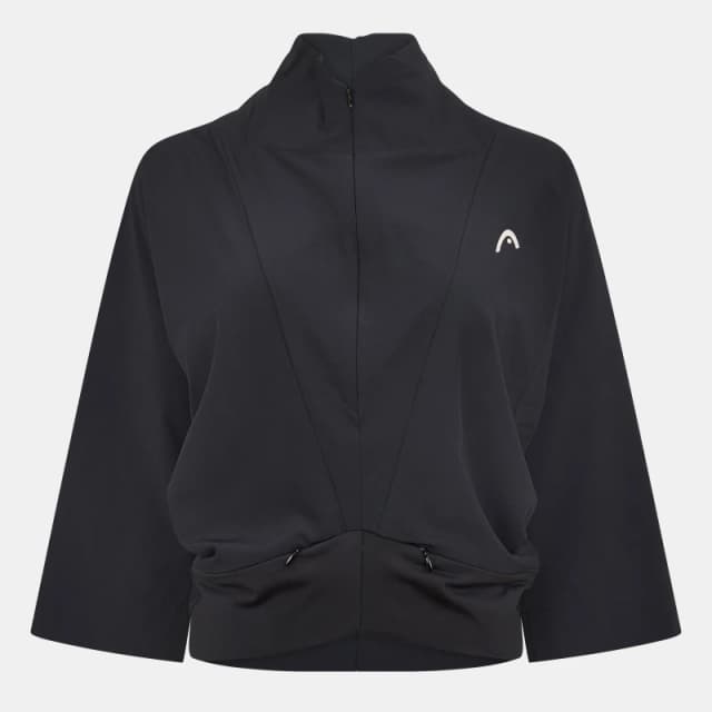 Head Womens Capsule Zipped Pullover Jumper Black female 8 (XS)