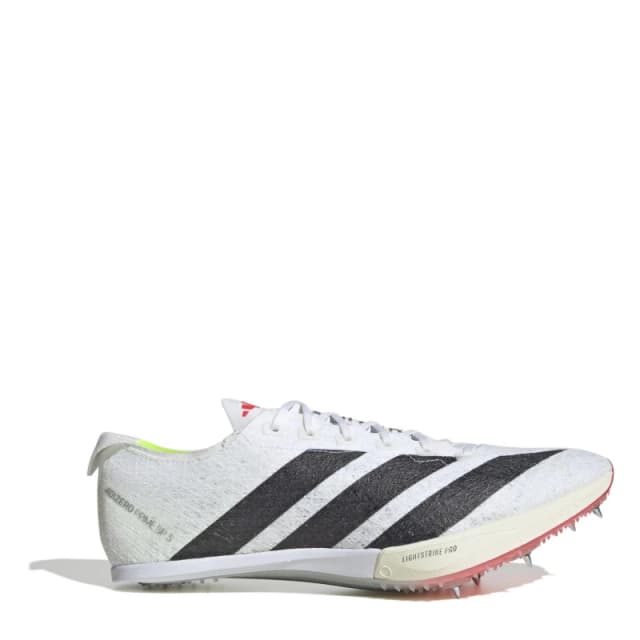 adidas Adizero Track Running Spikes Adults White/Core Blck unisex 6.5 (40)