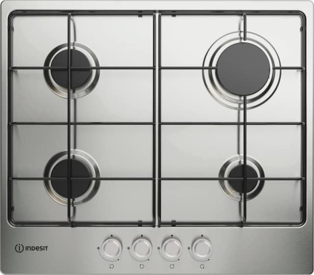 Indesit THP 642 IX/I 1 58cm Gas Hob - Stainless Steel