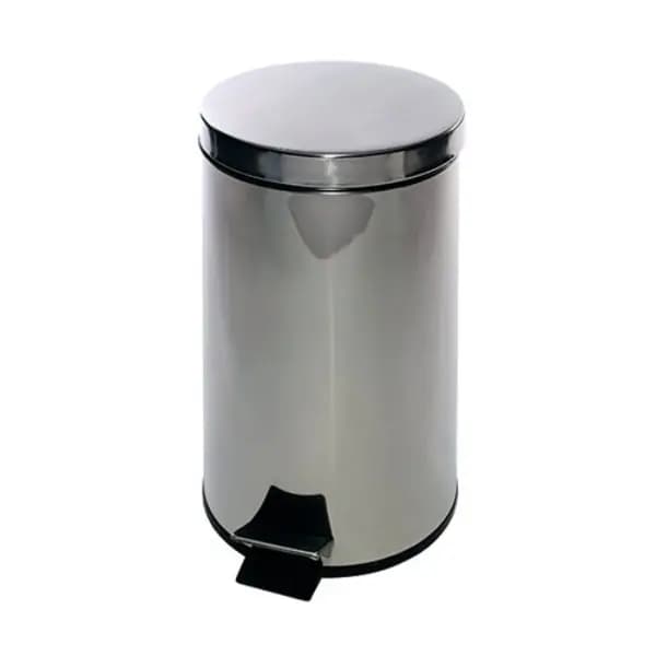 Unbranded Stainless Steel Pedal Bin 12 Litre KCO568W12 KCO568W12