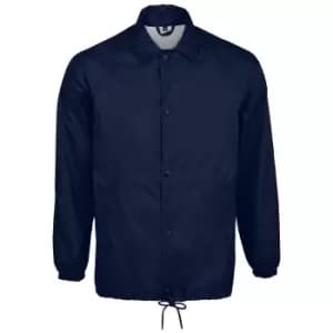 SOLS Unisex Adults Sacramento Windbreaker Jacket (S) (French Navy)