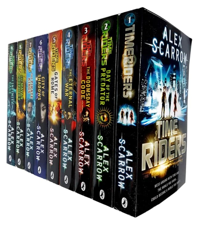 Time Riders Collection Alex Scarrow 9 Book Set Paperback Edition Includes Day Of The Predator And More Alex Scarrow Books