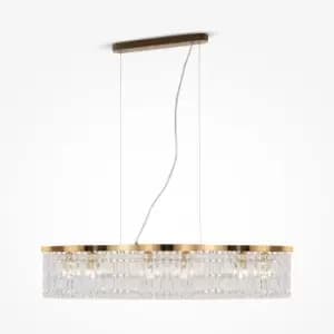 Maytoni Dune Modern 6 Light Bar Pendant Ceiling Light Gold E14