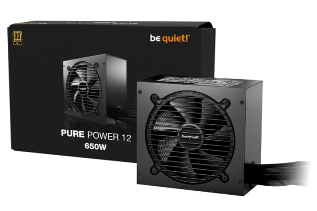Be Quiet! Pure Power 12 650W 80+ Gold Certified ATX Power Supply - BP002EU