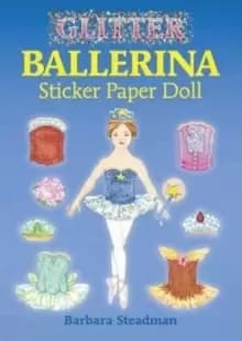 Glitter Ballerina Sticker Paper Doll