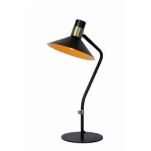 Lucide PEPIJN - Table Lamp - 1xE14 - 3 StepDim - Black