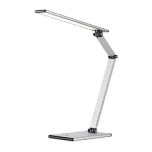 Hansa SLIM LED table light, with 7 W LED bulb, silver