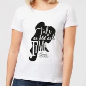 Disney Beauty And The Beast Princess Belle Tale As Old As Time Womens T-Shirt - White