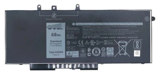 DELL Battery 4 Cell 68Whr for 5480/5580 - OEM: GD1JP FPT1C KCM82