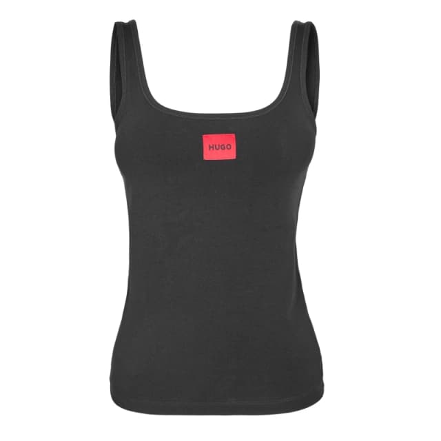 Hugo Red Logo Label Vest Black female 8 (S)