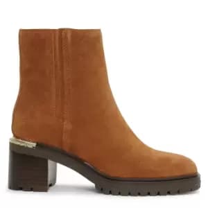 Tommy Hilfiger Th Outdoor Mid Heel Boot In Tan - Size 38